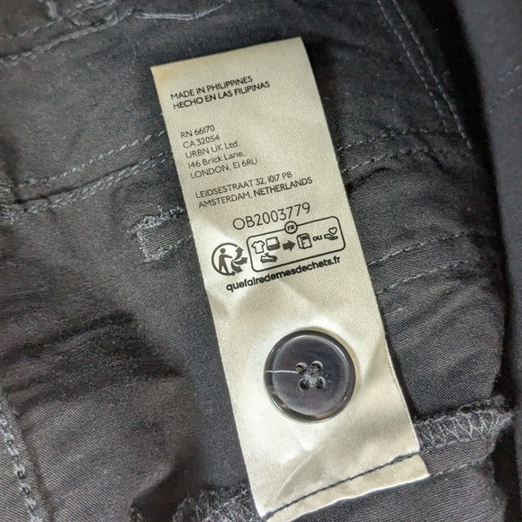 Maeve Anthropologie The Junie Jean Wide Leg Pants Womens 28 Black Flare Retro - Picture 5 of 8